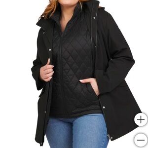 Lands’ End Women 3 in 1 System Jacket with vest - NWT